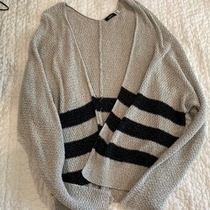 BDG Striped Open Sweater